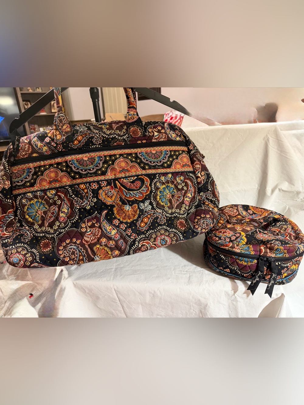 Vera Bradley Quilted Retired Kensington Paisley set